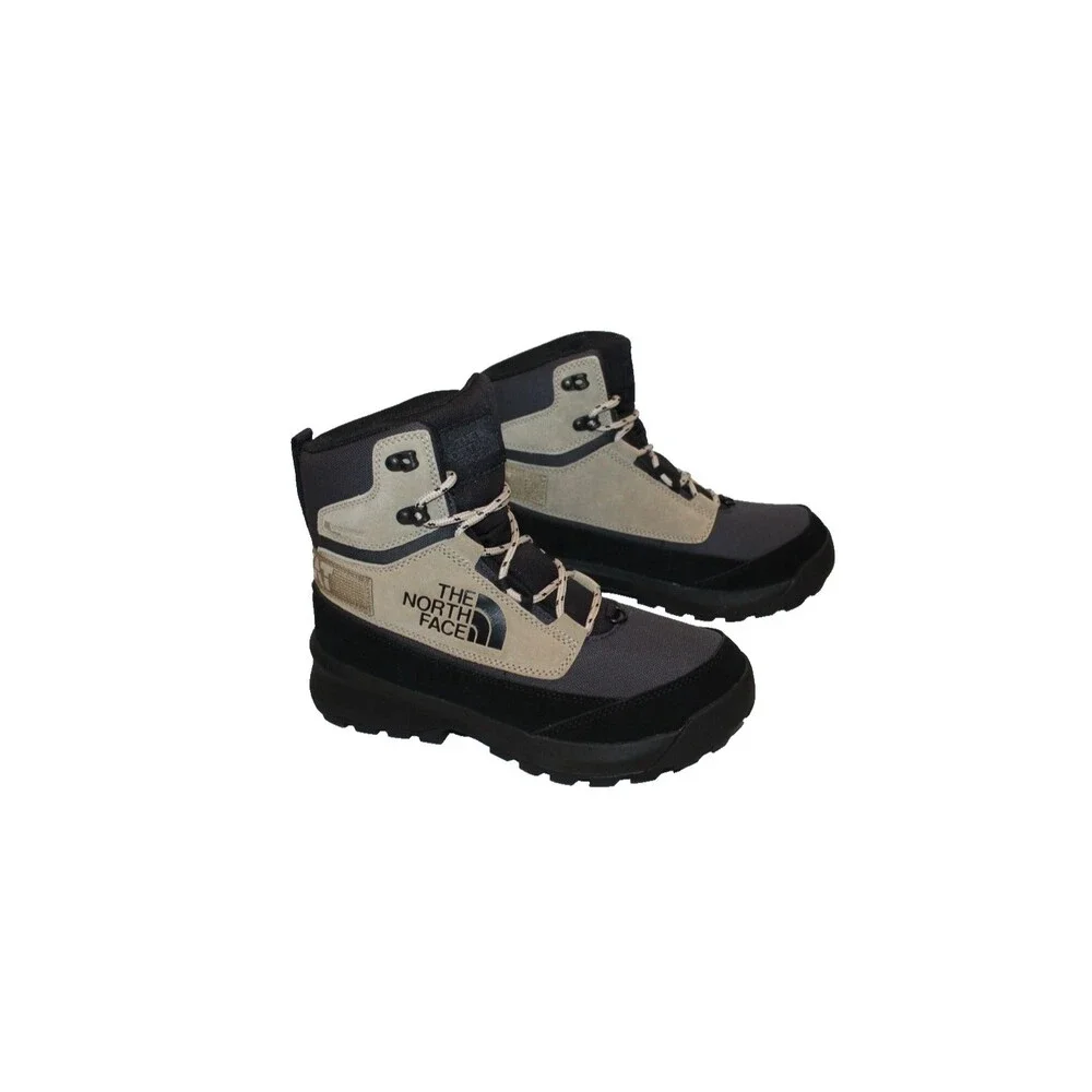 The North Face Chilkat V Cognito Waterproof Winter Boots Flax Gray NEW SZ 8